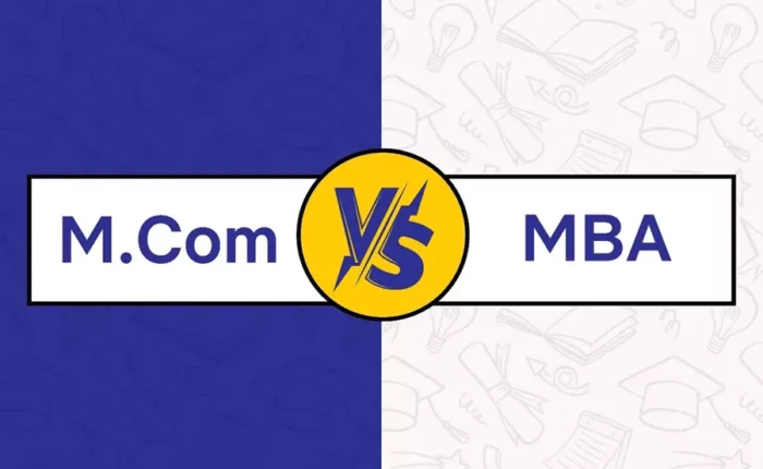 Is MBA better than MCom